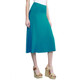 Women's Solid Lightweight Flare Midi Pull-on Skirt product
