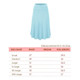 Women's Solid Lightweight Flare Midi Pull-on Skirt product