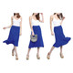 Women's Solid Lightweight Flare Midi Pull-on Skirt product