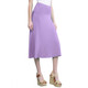 Women's Solid Lightweight Flare Midi Pull-on Skirt product
