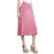 Women's Solid Lightweight Flare Midi Pull-on Skirt product