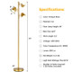 64-Inch 3-Light LED Floor Lamp Reading Light product