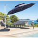 10-Foot Round Cantilever Patio Umbrella, Double Top product