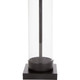 Stone & Beam® Glass Column Table Lamp with Fabric Shade product