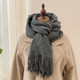 Year-Round Wraparound Scarf with Fringe product