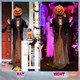 5.6-Foot Halloween Pumpkin Scarecrow, Animated product