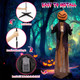 5.6-Foot Halloween Pumpkin Scarecrow, Animated product