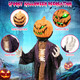 5.6-Foot Halloween Pumpkin Scarecrow, Animated product