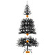 6-Foot Pre-Lit Hinged Halloween Tree with 250 Purple LED Lights & 25 Ornaments product