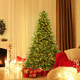 6-Foot Artificial Christmas Tree with Pine Cones & Adjustable Brightness product