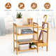 4-Tier Bamboo Shoe Rack Organizer with Umbrella Holder product