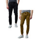 Men's Slim-Fit Cotton Twill Jogger Pants (2-Pack) product