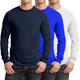 Men's Long Sleeve Crew Neck Tees (3-Pack) product