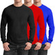 Men's Long Sleeve Crew Neck Tees (3-Pack) product