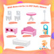 Kids' 3-Tier Toddler Doll House with Furniture product