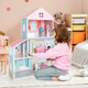 Kids' 3-Tier Toddler Doll House with Furniture product