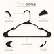 Plastic Clothes Hangers by Lux Decor Collection™, 50 ct. product