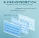 3-Ply Disposable Face Masks with Elastic Ear Loop product