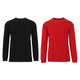 Men's Crew Neck Fleece-Lined Pullover Sweater (1- or 2-Pack) product
