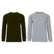 Men's Crew Neck Fleece-Lined Pullover Sweater (1- or 2-Pack) product