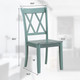 Cross Back Rubberwood Dining Room Chairs (Set of 2) product