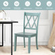 Cross Back Rubberwood Dining Room Chairs (Set of 2) product