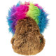 goDog® Silent Squeak™ Crazy Hairs™ Plush Dog Toys product