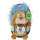 goDog® Silent Squeak™ Crazy Hairs™ Plush Dog Toys product
