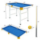 Kids 47'' Folding Billiard Table Pool Game with Cues and Chalk  product