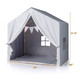 Kids' Play Tent with Washable Cotton Mat & Flag Banner product
