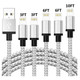 Two-Tone Braided MFi Lightning Cables for Apple® Devices (5-Pack) product