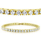 18K Gold Plated Cubic Zirconia Classic Tennis Bracelet product