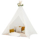 Kids' Lace Conical Tent with Colorful String Lights product