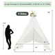 Kids' Lace Conical Tent with Colorful String Lights product