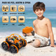 Kids' Amphibious 2.4GHz RC Car-Boat Stunt Vehicle with LEDs product