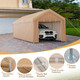 10 x 20-Foot Portable Heavy-Duty Carport with Removable Sidewalls product