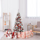4.5-Foot Pre-lit Flocked Christmas Tree product
