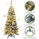 4.5-Foot Pre-lit Flocked Christmas Tree product