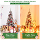 4.5-Foot Pre-lit Flocked Christmas Tree product