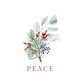 Peace or Joy Christmas Art Print by The Word Mercantile product