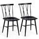 Armless Cross-Back Bistro Chairs (Set of 2)  product