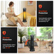 1500W PTC Fast Heating Space Heater with Remote Control product