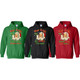 Men's Christmas-Themed Pullover Hoodie with Dual Kangaroo Pocket product