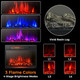 25-Inch Electric Freestanding & Recessed Fireplace with Remote product