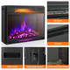 25-Inch Electric Freestanding & Recessed Fireplace with Remote product