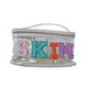 Clear Cosmetic Bag with Chenille Letters product