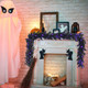 9-Foot Pre-Lit Halloween Garland with 50 Purple LED Lights product