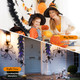9-Foot Pre-Lit Halloween Garland with 50 Purple LED Lights product
