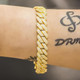 12MM Prong Cuban Link Bracelet Full Iced Out Jewelry product