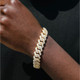 12MM Prong Cuban Link Bracelet Full Iced Out Jewelry product